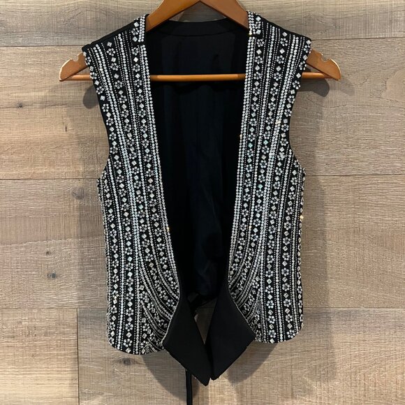 Stella McCartney Crystal Embellished Vest top size IT 38/ US 4 - Picture 5 of 11